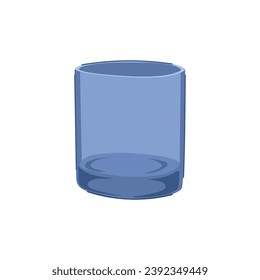 object glass cup cartoon. fresh black, clear hot, crystal coffee object glass cup sign. isolated symbol vector illustration