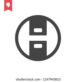Object glass protector vector icon