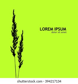 Object  grass. background Vector