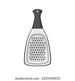 object grater cooking cartoon. fresh kitchenware, gourmet delicious, piece slice object grater cooking sign. isolated symbol vector illustration