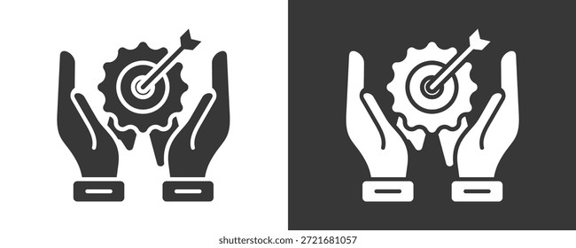 Conjunto De Íconos De Objetos Colección De Vector Aislada En Blanco Y Negro