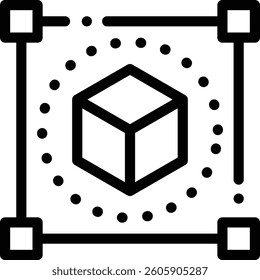 object icon. Thin Linear Style Design Isolated On White Background