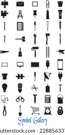 Object Icons and Symbols Vector Illustration