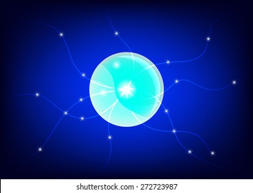 Object of Nanotechnology concept, vector illustration