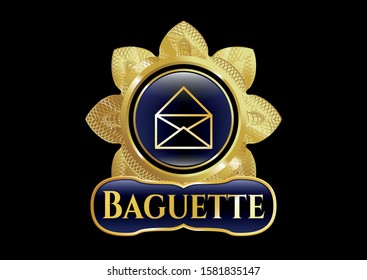 [object O Shiny badge with envelope icon and Baguette text insidebject]