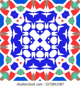 [object Object]Ornamental talavera mexico tiles decor. Minimal design. Vector seamless pattern texture. Red gorgeous flower folk print for linens, smartphone cases, scrapbooking, bags or T-shirts.