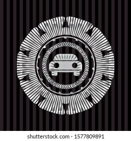 [object Ocar seen from front icon inside silvery badgebject]