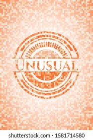 [object OUnusual abstract orange mosaic emblembject]