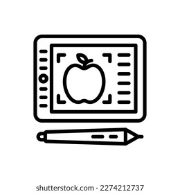 Object Recognition icon in vector. Logotype