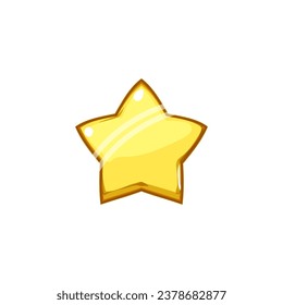 object star cartoon. shine sparkle, light galaxy, bright graphic object star sign. isolated symbol vector illustration