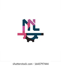 an object or symbol of factory subtled an M letter