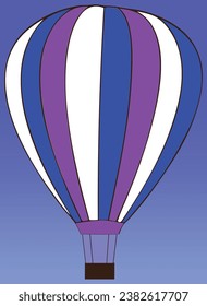 Object Vector - Hot Air Balloon	