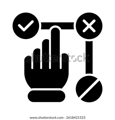 Objection Icon Element For Design