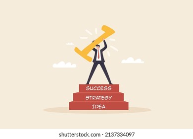 Objective for business as successful target aim results concept. Company goal achievement after precise. efficient and planned work strategy.