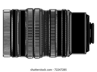Objective Of The Camera Vector 02