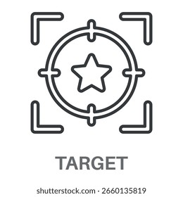 Objective Design Icon, Simple Style Design Inspiration For Any Logos Interface And Purpose