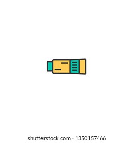 Objective icon design icon design. Photography and video icon vector illustration