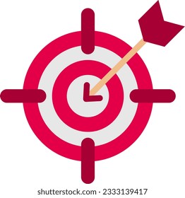 Objective Icon image. Suitable for mobile application.