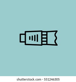 objective icon. isolated sign symbol