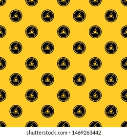 Objective pattern seamless vector repeat geometric yellow for any design