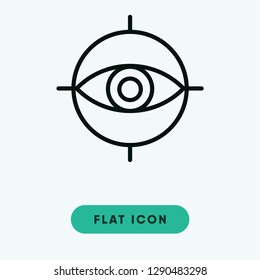 Objective vector icon