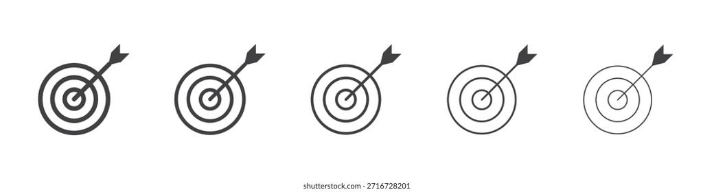 Objectives icon design, logo, app, UI. Vector illustration, EPS