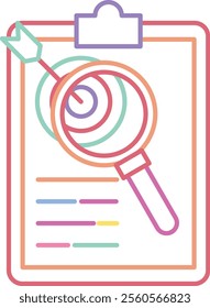 Objectivity Icon - Playful Line Style - Meritocracy Theme