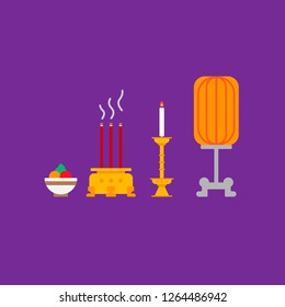 Objects Chinese Funeral Ceremony (Icons)