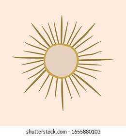 Objects for a cozy sweet home. home flowers and plants. minimalism, primitivism, abstraction. vector graphics, print, trend