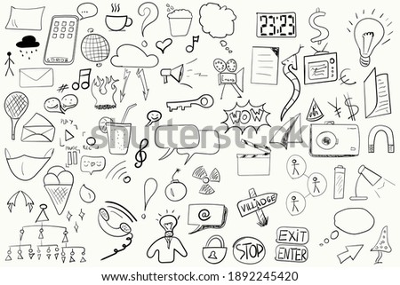 objects infogrphic drawing things atribute miscellaneous