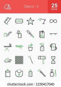 Objects Line Icons