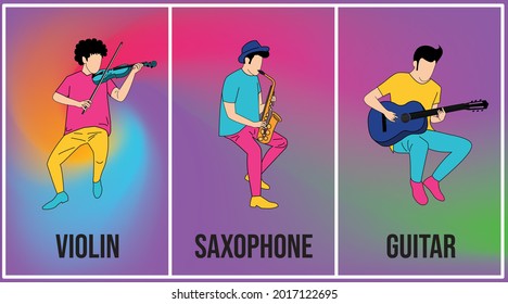 objects pople play music for for design studio band or less
