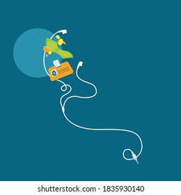 Objects that students used to carry with them - money - badge - earplugs
