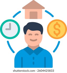 Obligation Flat Illustration Vector Design