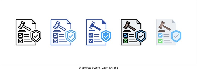 Obligation Multi Style Icon Set