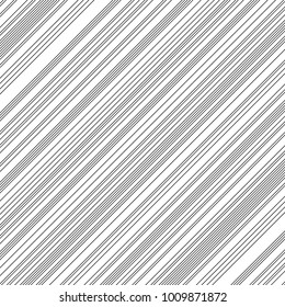 Oblique (45 degrees) straight lines  with the same thickness and random  spaced.