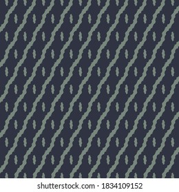 Oblique bands, with trembling edges and marks from place to place. Repeated pattern in shades of blue. Abstract knit texture.
