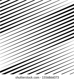 Oblique black lines, diagonal lines edgy pattern in white background.