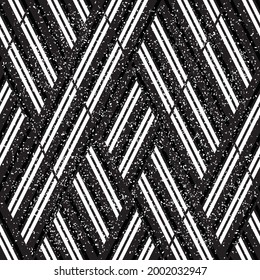 Oblique black lines. Seamless vector illustration eps 10.