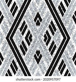 Oblique black and silver gray lines _2_. Seamless vector illustration eps 10.
