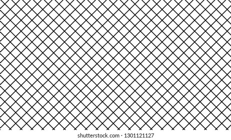 Oblique black table grid on the White Blackground