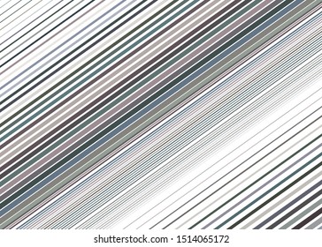 Oblique, diagonal dynamic lines pattern. Straight parallel skew stripes illustration. Slope, asymmetric lineal, linear element.