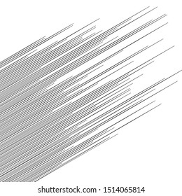 Oblique, diagonal dynamic lines pattern. Straight parallel skew stripes illustration. Slope, asymmetric lineal, linear element.