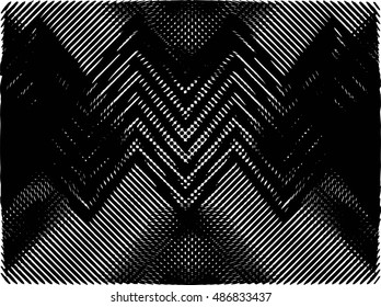 Oblique, diagonal lines pattern.
