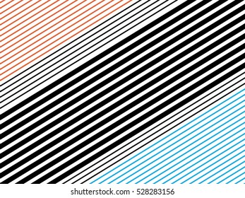 Oblique, diagonal lines pattern.
