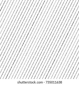 Oblique dotted line grungy backdrop texture. Repetitive diagonal dotted stripes vector texture.