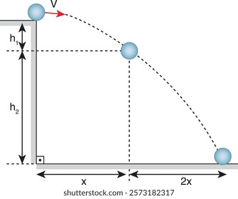 Oblique Launch, Study of projectile launch, vector