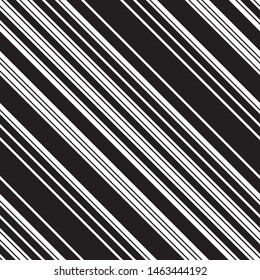 Oblique pattern with black diagonal streaks and outline. Geometric abstract background.Vector seamless pattern.