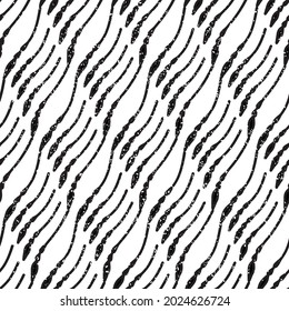 Oblique pattern with black forms. Seamless vector illustration eps 10.