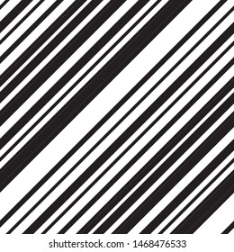 Oblique pattern with black lines. Modern stylish texture.Vector seamless pattern.